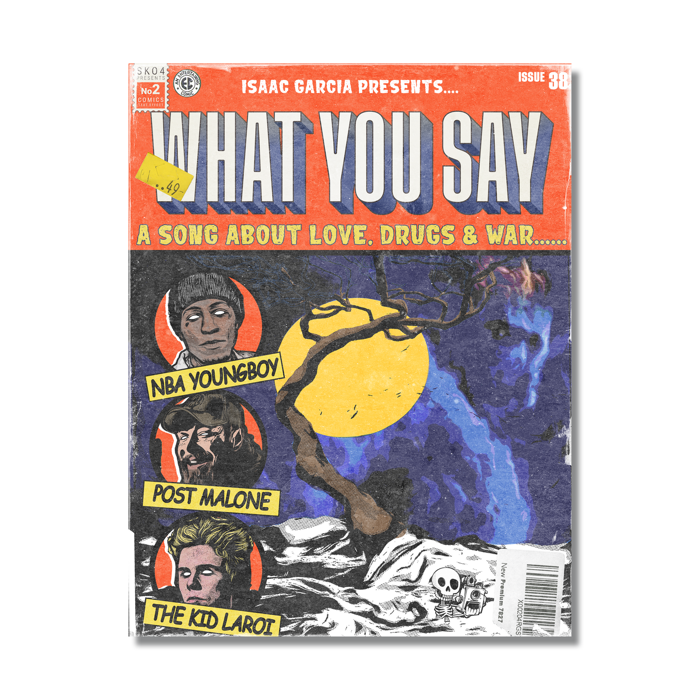 Orange "What You Say" Poster